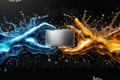 Logo Connecting Hands Dynamic: Amazing Digital Graphics Art Collection