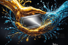 Logo Connecting Hands Dynamic: Amazing Digital Graphics Art Collection