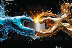 Logo Connecting Hands Dynamic: Amazing Digital Graphics Art Collection