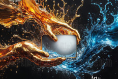 Logo Connecting Hands Dynamic: Amazing Digital Graphics Art Collection