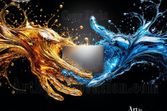 Logo Connecting Hands Dynamic: Amazing Digital Graphics Art Collection