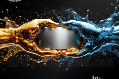 Logo Connecting Hands Dynamic: Amazing Digital Graphics Art Collection