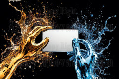 Logo Connecting Hands Dynamic: Amazing Digital Graphics Art Collection