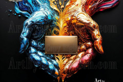 Logo Connecting Hands Dynamic: Amazing Digital Graphics Art Collection