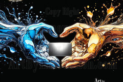 Logo Connecting Hands Dynamic: Amazing Digital Graphics Art Collection