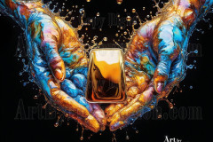 Logo Connecting Hands Dynamic: Amazing Digital Graphics Art Collection