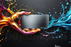 Logo Connecting Hands Dynamic: Amazing Digital Graphics Art Collection