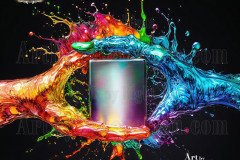 Logo Connecting Hands Dynamic: Amazing Digital Graphics Art Collection