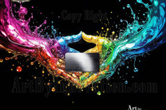 Logo Connecting Hands Dynamic: Amazing Digital Graphics Art Collection