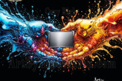 Logo Connecting Hands Dynamic: Amazing Digital Graphics Art Collection