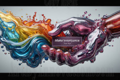 Logo Connecting Hands Dynamic: Amazing Digital Graphics Art Collection