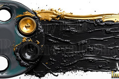 Logo Paint Strokes,Artist Specialized Design: Amazing Digital Graphics Art Collection