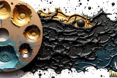 Logo Paint Strokes,Artist Specialized Design: Amazing Digital Graphics Art Collection