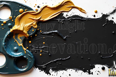 Logo Paint Strokes,Artist Specialized Design: Amazing Digital Graphics Art Collection