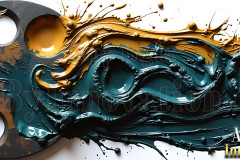 Logo Paint Strokes,Artist Specialized Design: Amazing Digital Graphics Art Collection