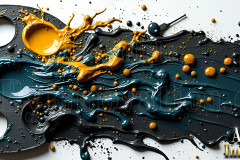 Logo Paint Strokes,Artist Specialized Design: Amazing Digital Graphics Art Collection