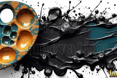 Logo Paint Strokes,Artist Specialized Design: Amazing Digital Graphics Art Collection