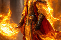 Elemental Mages,handsome men,fantasy,and magic,brought to life through the magic of AI