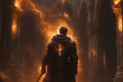 Elemental Mages,handsome men,fantasy,and magic,brought to life through the magic of AI