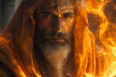 Elemental Mages,handsome men,fantasy,and magic,brought to life through the magic of AI