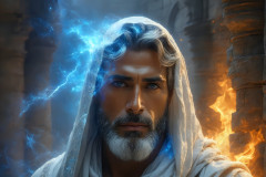 Elemental Mages,handsome men,fantasy,and magic,brought to life through the magic of AI