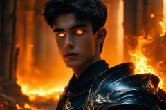 Elemental Mages,handsome men,fantasy,and magic,brought to life through the magic of AI