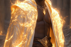 Elemental Mages,handsome men,fantasy,and magic,brought to life through the magic of AI