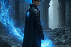 Elemental Mages,handsome men,fantasy,and magic,brought to life through the magic of AI