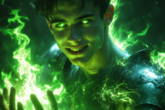 Elemental Mages,handsome men,fantasy,and magic,brought to life through the magic of AI