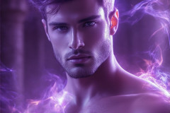 Elemental Mages,handsome men,fantasy,and magic,brought to life through the magic of AI