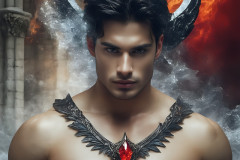 Elemental Mages,handsome men,fantasy,and magic,brought to life through the magic of AI