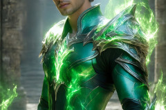 Elemental Mages,handsome men,fantasy,and magic,brought to life through the magic of AI