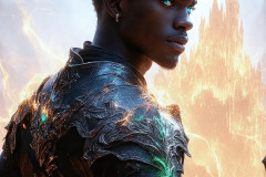 Elemental Mages,handsome men,fantasy,and magic,brought to life through the magic of AI