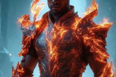 Elemental Mages,handsome men,fantasy,and magic,brought to life through the magic of AI