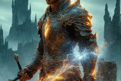 Elemental Mages,handsome men,fantasy,and magic,brought to life through the magic of AI