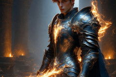 Elemental Mages,handsome men,fantasy,and magic,brought to life through the magic of AI