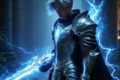 Elemental Mages,handsome men,fantasy,and magic,brought to life through the magic of AI