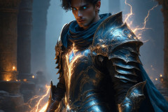 Elemental Mages,handsome men,fantasy,and magic,brought to life through the magic of AI