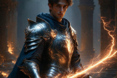 Elemental Mages,handsome men,fantasy,and magic,brought to life through the magic of AI