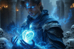 Elemental Mages,handsome men,fantasy,and magic,brought to life through the magic of AI