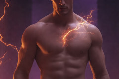 Elemental Mages,handsome men,fantasy,and magic,brought to life through the magic of AI