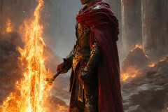 Elemental Mages,handsome men,fantasy,and magic,brought to life through the magic of AI