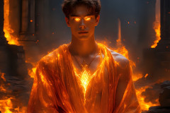 Elemental Mages,handsome men,fantasy,and magic,brought to life through the magic of AI