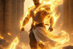 Elemental Mages,handsome men,fantasy,and magic,brought to life through the magic of AI