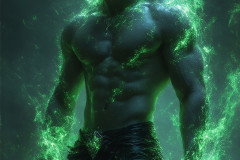 Elemental Mages,handsome men,fantasy,and magic,brought to life through the magic of AI