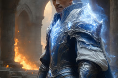 Elemental Mages,handsome men,fantasy,and magic,brought to life through the magic of AI