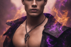 Elemental Mages,handsome men,fantasy,and magic,brought to life through the magic of AI