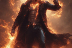 Elemental Mages,handsome men,fantasy,and magic,brought to life through the magic of AI