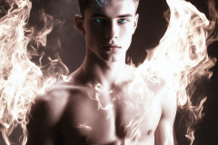 Elemental Mages,handsome men,fantasy,and magic,brought to life through the magic of AI