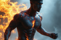 Elemental Mages,handsome men,fantasy,and magic,brought to life through the magic of AI